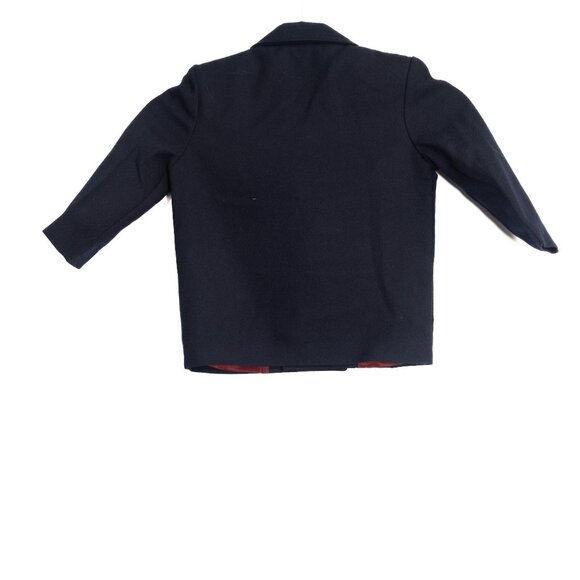 Good Lad of Philadelphia Size 2T Navy Blue Toddler Blazer W/ Gold Buttons & Embr - Picture 5 of 8